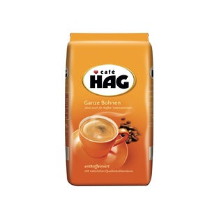 Cafe Hag Kaffee Bohne, Entkoffeiniert, 500g