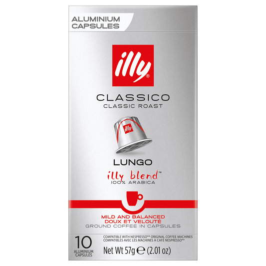 Illy Cafe Lungo Classic Kaffeekapseln, 10 Stk Pack