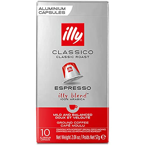 Illy Cafe Espresso Classic Kaffeekapseln, 10 Stk Pack