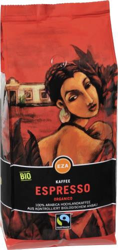 Eza BIO Kaffee Organico Espresso Bohne Fairtrade, 1kg