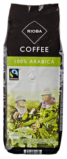 Rioba Coffee Arabica Bohne Fairtrade, 1kg