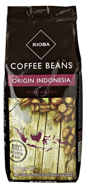 Rioba Coffee Origin Indonesia Bohne, 500g