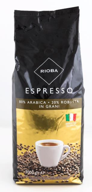 Rioba Kaffee Espresso Bohne, 3kg