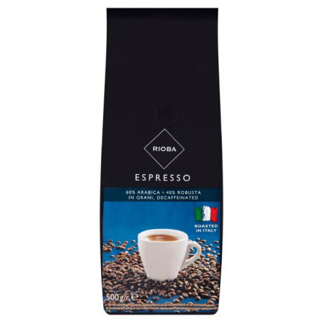 Rioba Kaffee Espresso Decaffeinated Bohne, 500g